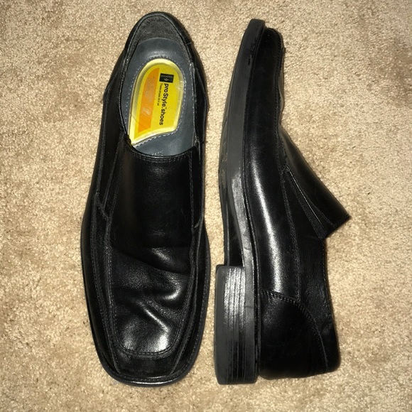 Dockers ProStyle Shoes 10.5M, Black Leather Upper - Picture 4 of 5